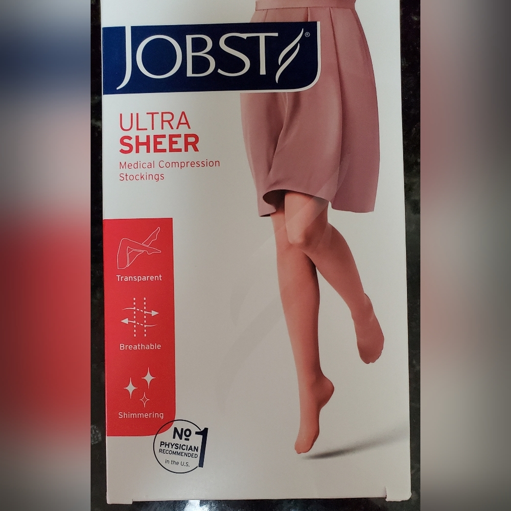 Midnight Navy Jobst medical compression stockings 15-20